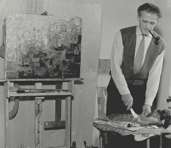 Alfred Bartoletti mischt Farben