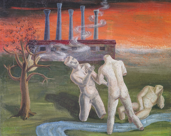 Drei Männerakte surrealistisch 7