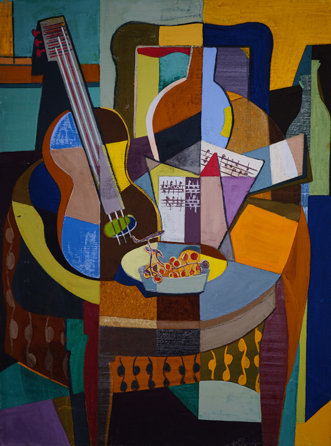 Stillleben 193 mit Gitarre